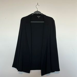 Topshop Black Relaxed Fit Blazer Jacket